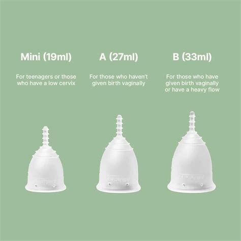 AllMatters Menstrual Cup (Formerly OrganiCup) Size。